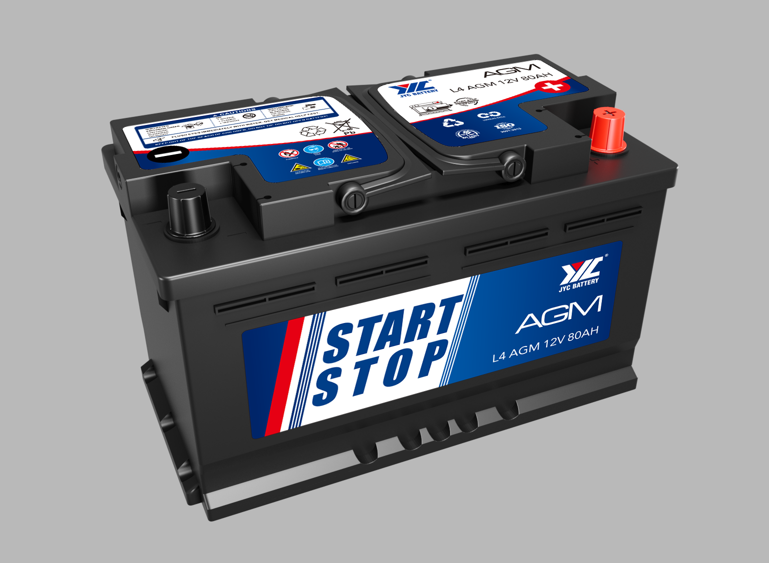 Batería Q-Batteries Agm Deep Cycle Battery AGM. 12LC-80. 80Ah 12V.  (350x167x180mm) - VT BATTERIES